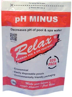 Relax 1.5kg PH Minus Swimming Pool Chemicals Pouch
