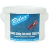 Relax 200g Large Swimming Pool Chlorine Tablets -Outdoor Gear Store 200g chlorine 74042.1389801051