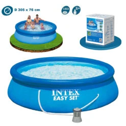 Intex 10ft X 30” Easy Set Above Ground Pool With Filter Pump -Outdoor Gear Store 28122c 16815.1436351366