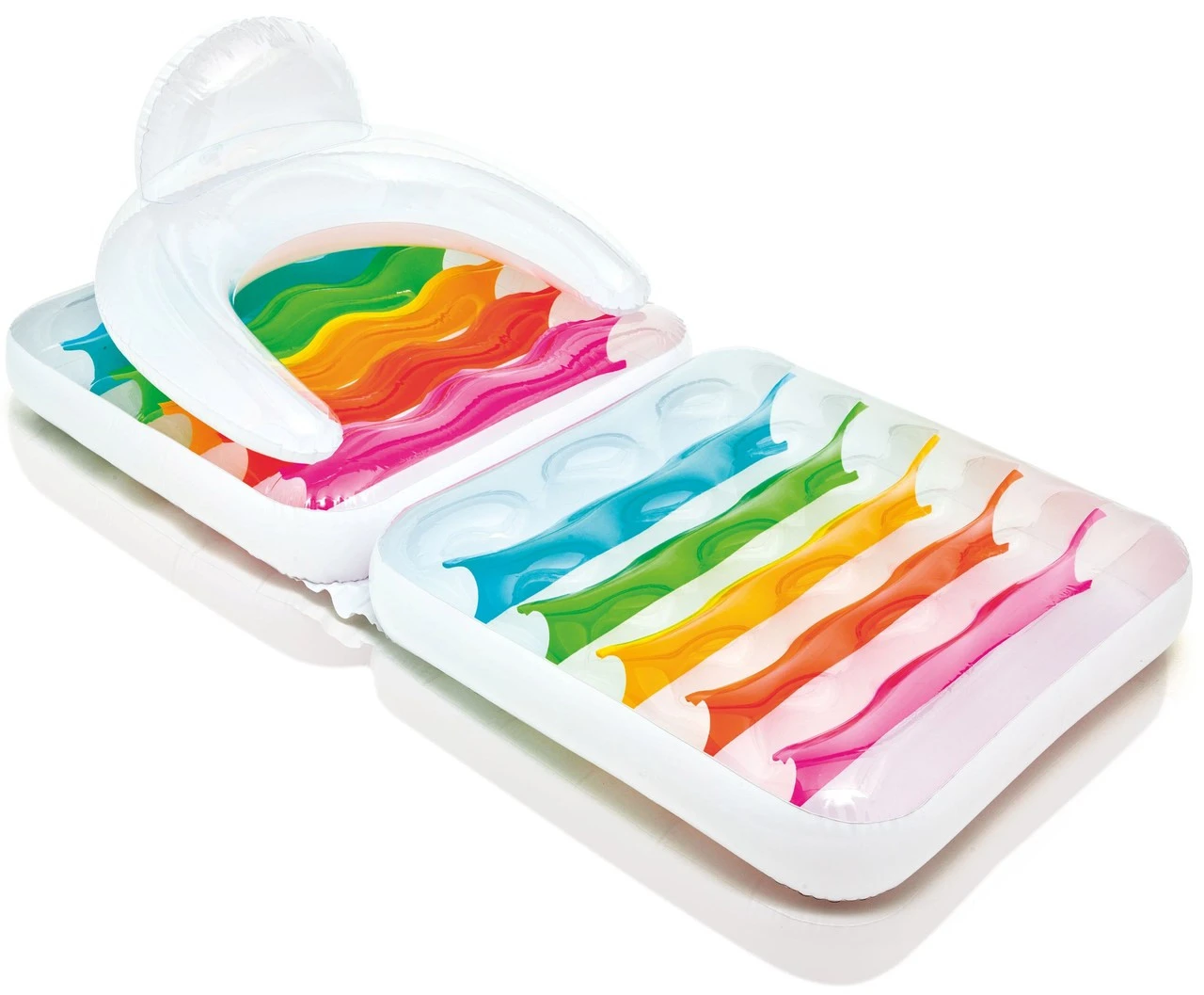 Intex Inflatable 2 In 1 Folding Pool Suntan Lounger 5 Intex Inflatable 2 In 1 Folding Pool Suntan Lounger - Image 3