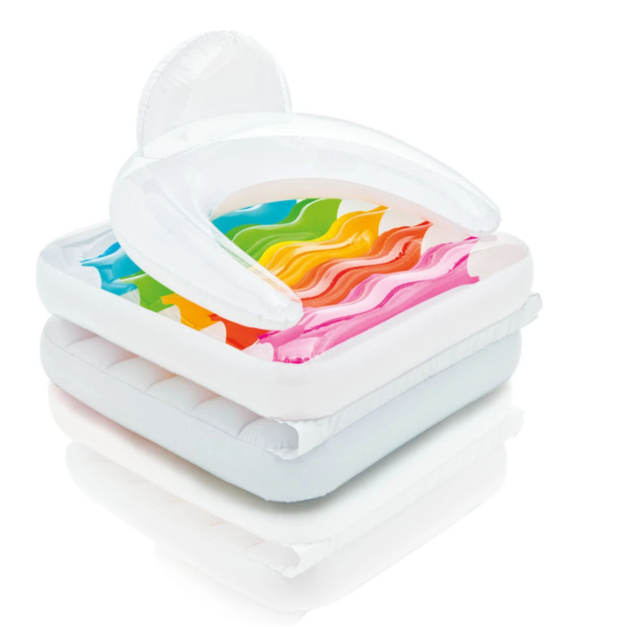 Intex Inflatable 2 In 1 Folding Pool Suntan Lounger 6 Intex Inflatable 2 In 1 Folding Pool Suntan Lounger - Image 4