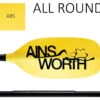 Ainsworth All Round ABS One Piece Alloy Straight Shaft Kayak Paddle 210cm -Outdoor Gear Store All round ABS paddle 64662.1575290815