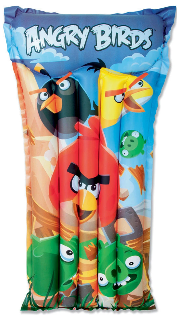 Bestway Angry Birds Kid's Inflatable Pool Lilo Beach Mat 3 Bestway Angry Birds Kid's Inflatable Pool Lilo Beach Mat