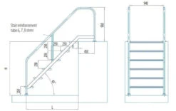 Astral Pool Public Access Ladder PMR -Outdoor Gear Store Astral pool public ladders PMR 63423.1516038855