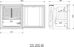 Dometic Silencio DS200 Minicool Mini Fridge 20 Dometic Silencio DS200 Minicool Mini Fridge -Outdoor Gear Store DS200 BI dimension 27 44806.1515085577
