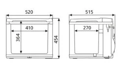 Dometic Waeco CK40d Mobicool Mains Compressor Fridge-Freezer Cool Box 11 Dometic Waeco CK40d Mobicool Mains Compressor Fridge-Freezer Cool Box -Outdoor Gear Store Dometic CK40 coolbox 5 47293.1533743485