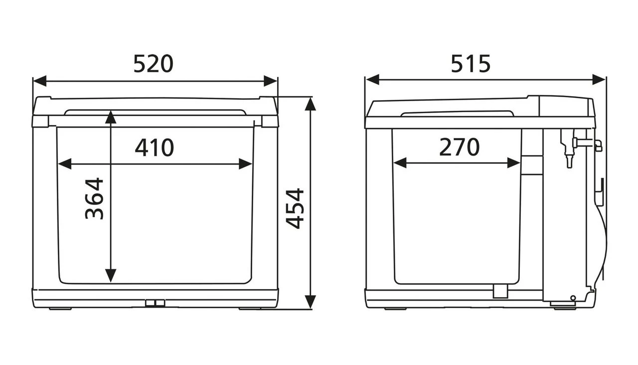 Dometic Waeco CK40d Mobicool Mains Compressor Fridge-Freezer Cool Box 6 Dometic Waeco CK40d Mobicool Mains Compressor Fridge-Freezer Cool Box - Image 4