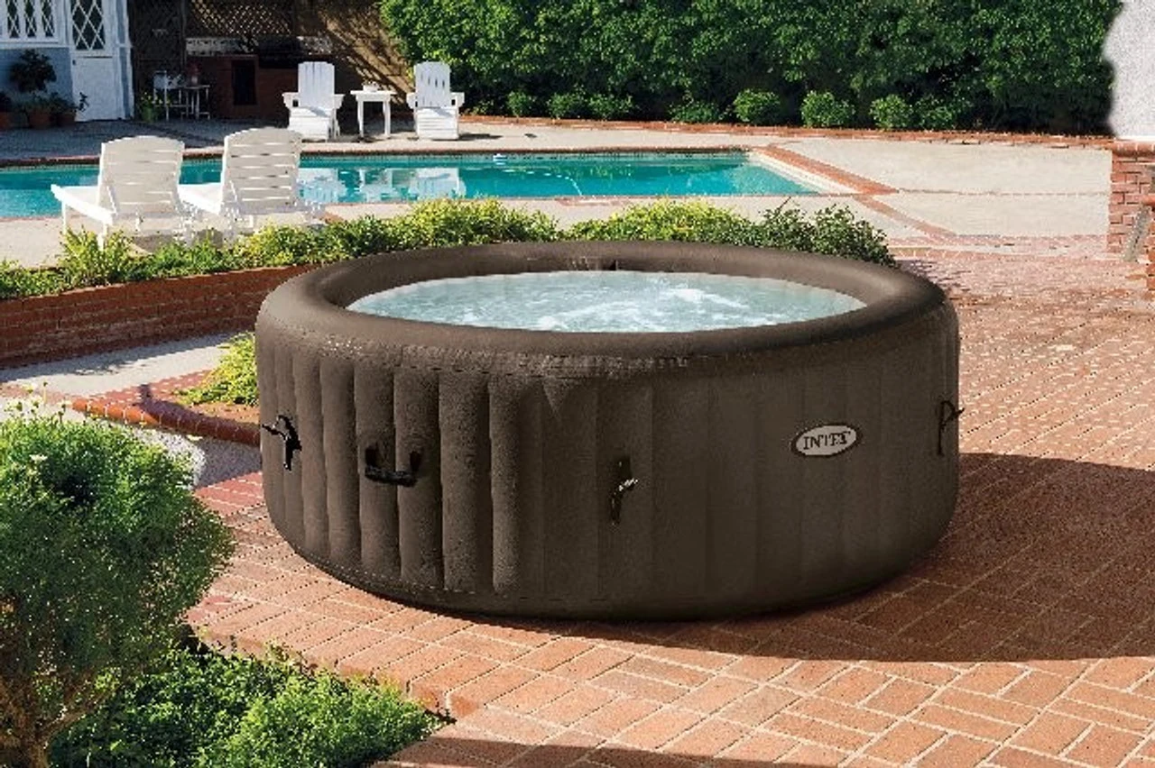 Intex PureSpa Deluxe Jet Massage Inflatable Hot Tub Spa 3 Intex PureSpa Deluxe Jet Massage Inflatable Hot Tub Spa