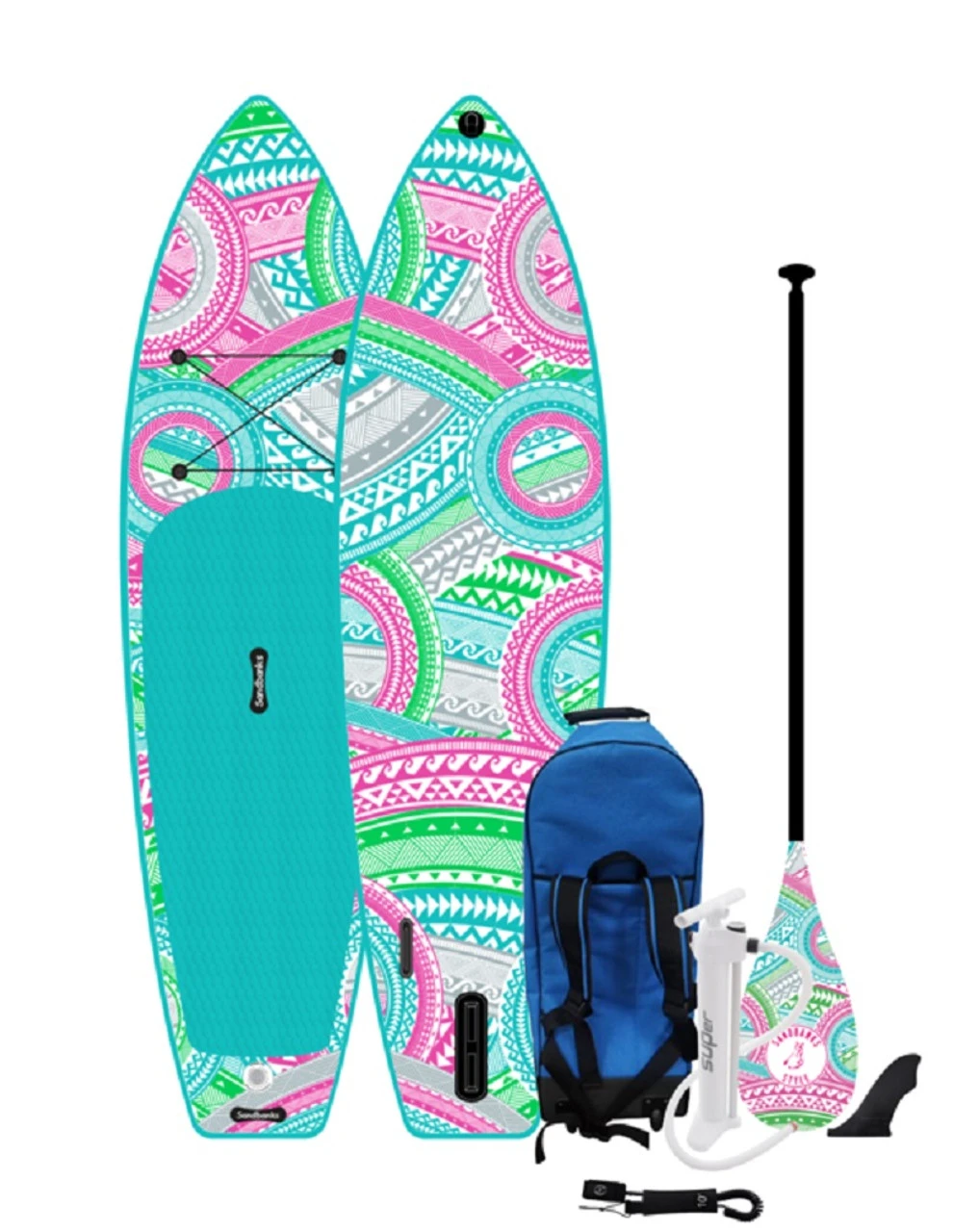 Sandbanks Ultimate Art Paddle Board Package - Malibu 3 Sandbanks Ultimate Art Paddle Board Package - Malibu