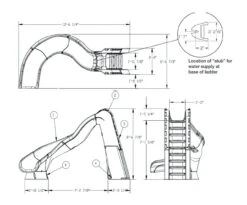 SR Smith Turbo Twister Swimming Pool Slide 12 SR Smith Turbo Twister Swimming Pool Slide -Outdoor Gear Store Sr smith turbo twister layout 92621.1550000680
