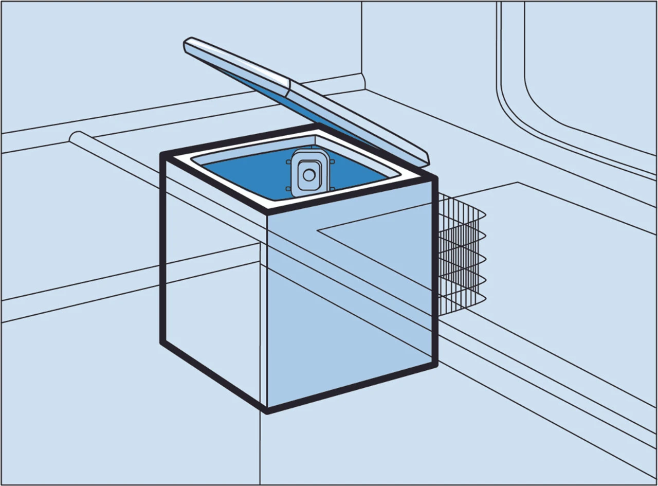 Dometic Waeco Coolmatic CB36 Top Loading Fridge Campervan And Marine Use 4 Dometic Waeco Coolmatic CB36 Top Loading Fridge Campervan And Marine Use - Image 2