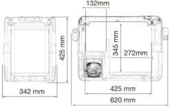 Dometic Waeco CoolFreeze CFX 28 Portable Compressor Fridge Freezer Cool Box -Outdoor Gear Store cfx 28 dimensions 91422.1533721107