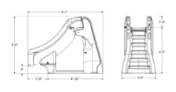 SR Smith SlideAway Portable Residential Swimming Pool Slide 16 SR Smith SlideAway Portable Residential Swimming Pool Slide -Outdoor Gear Store diagram 36882.1561146472