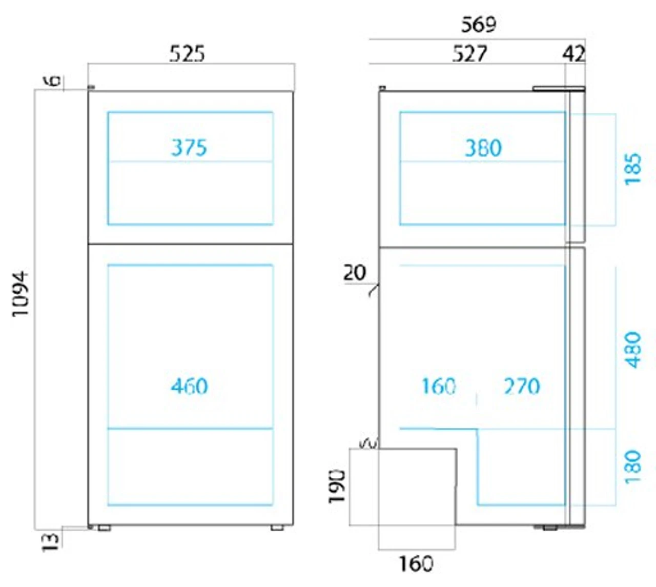 Vitrifrigo DP150i Caravan & Boat 2 Way Compressor Fridge 4 Vitrifrigo DP150i Caravan & Boat 2 Way Compressor Fridge - Image 2