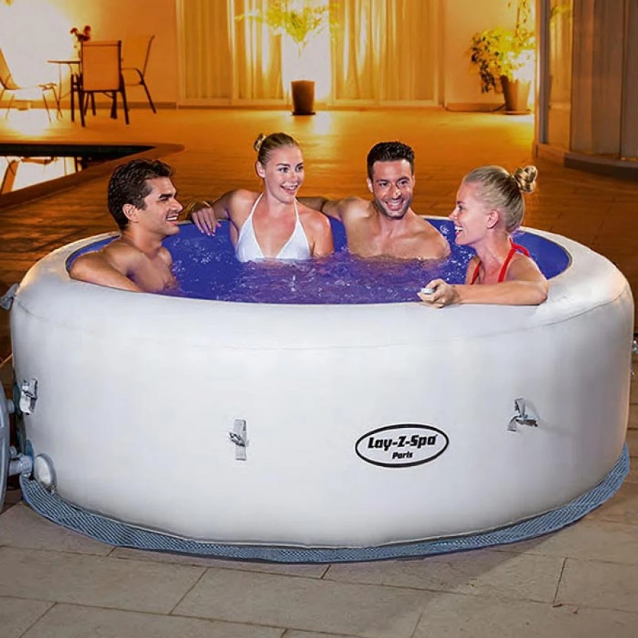 Bestway Lay Z Spa Paris Inflatable Hot Tub 4 Bestway Lay Z Spa Paris Inflatable Hot Tub - Image 2