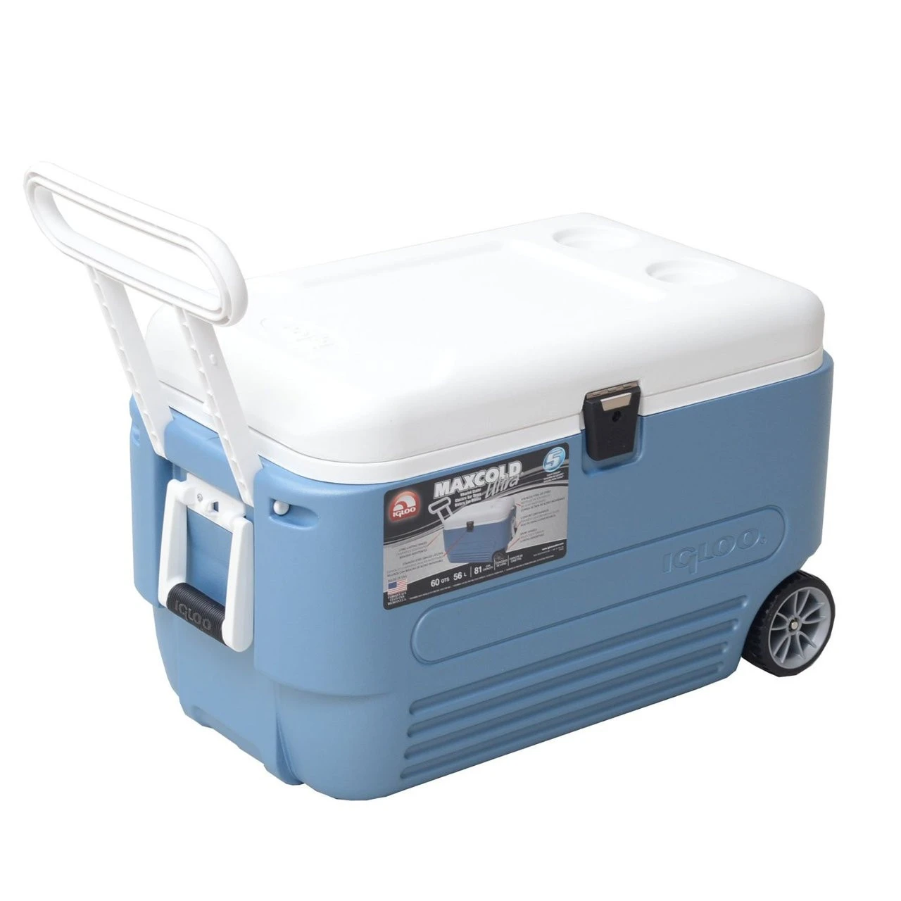 Igloo MaxCold 60 Roller Cool Box Wheeled Ice Chest 4 Igloo MaxCold 60 Roller Cool Box Wheeled Ice Chest - Image 2