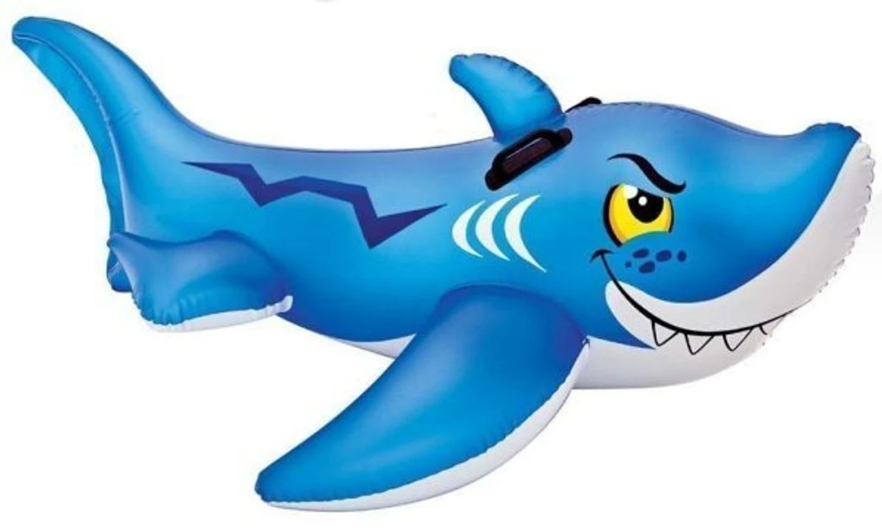 Intex Children's Scary Shark Swimming Pool Ride On Toy 4 Intex Children's Scary Shark Swimming Pool Ride On Toy - Image 2
