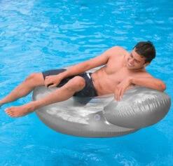 Intex Pillow Back Swimming Pool Chair Lounger -Outdoor Gear Store silver pillow water 60578.1426240752