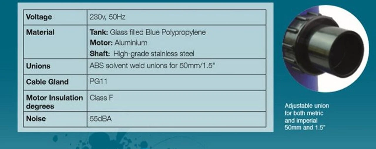 Plastica Above Ground AG Swimming & Ornamental Pool Pump 4 Plastica Above Ground AG Swimming & Ornamental Pool Pump - Image 2