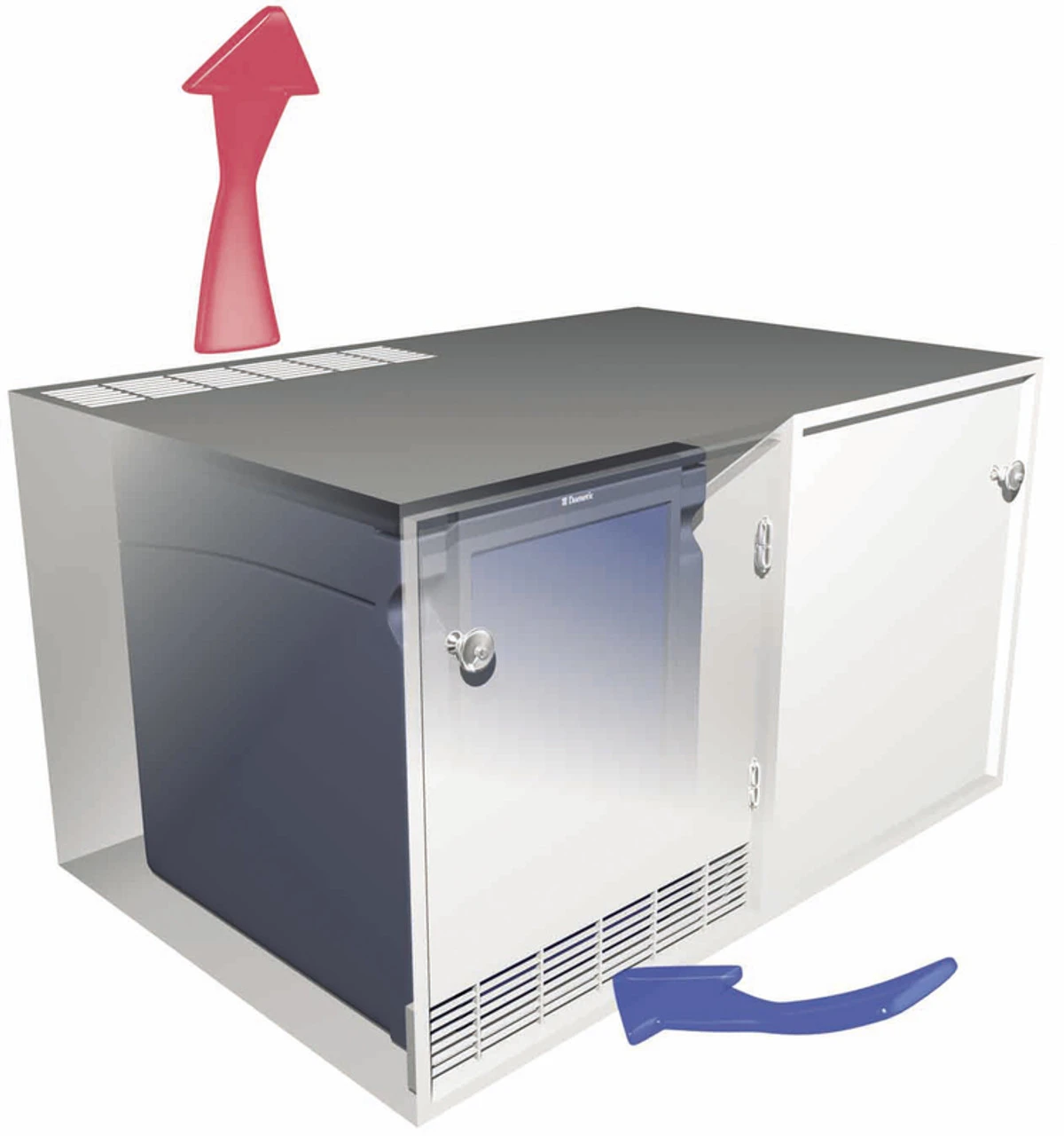 Dometic HiPro 4000 Vision Glass Door Mini Bar Fridge 6 Dometic HiPro 4000 Vision Glass Door Mini Bar Fridge - Image 4