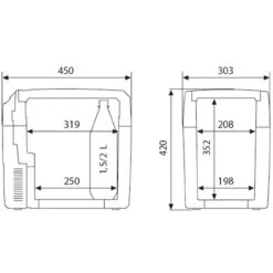 Dometic Waeco Tropicool TCX21Thermoelectric AC/DC Cool Box -Outdoor Gear Store waeco tcx21 dimensions 22423.1554812854
